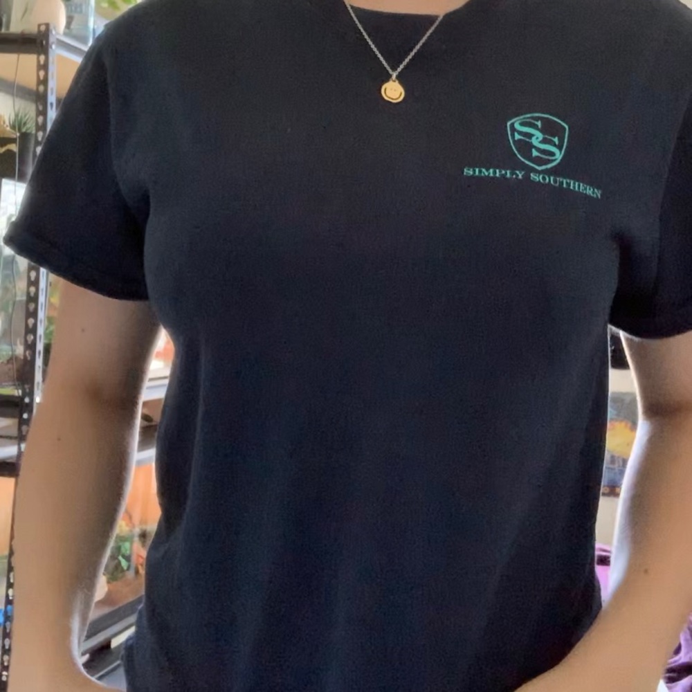 Simply southern Dark Blue T shirt